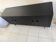 Buffet / black fluted wooden sideboard 170 x 80 cm