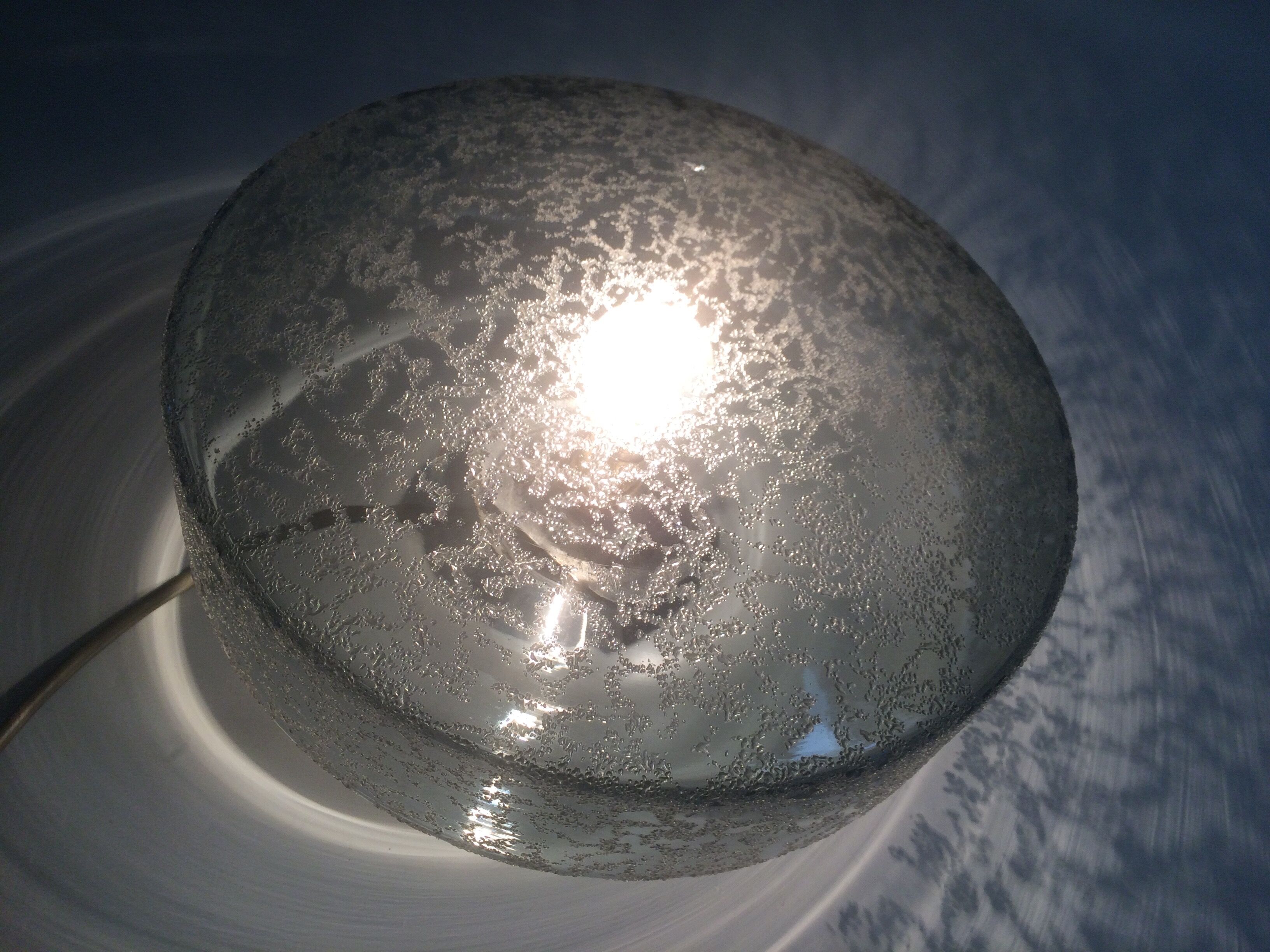 Smoked glass suspension 70s