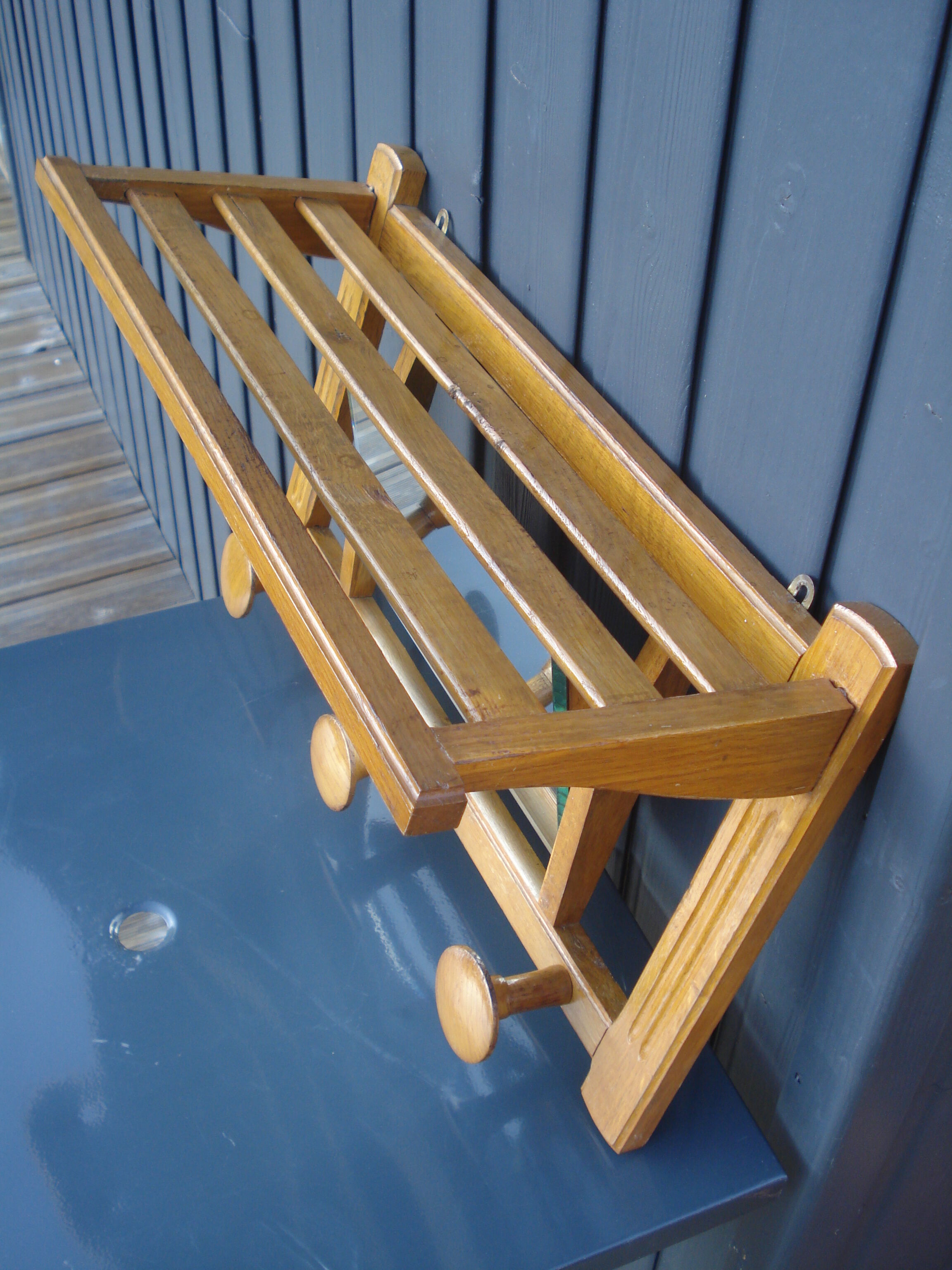 Coat rack with mirror 50s