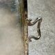 Vintage silver-plated serving tray with handles
