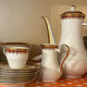 Service complet 78 pièces en porcelaine de Limoges filet or