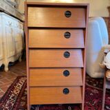 Teak shoe cabinet