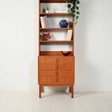 Scandinavian teak bookcase by Bertil Fridhagen for Bodafors, 1960s
