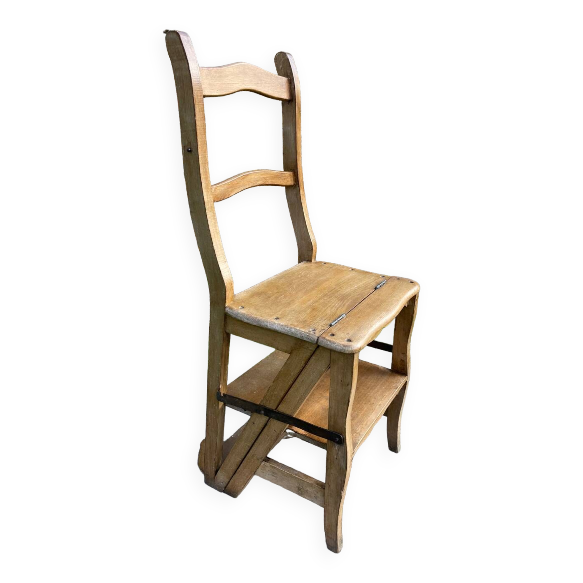 Vintage step stool chair