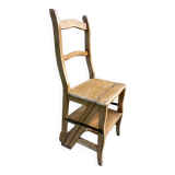 Vintage step stool chair