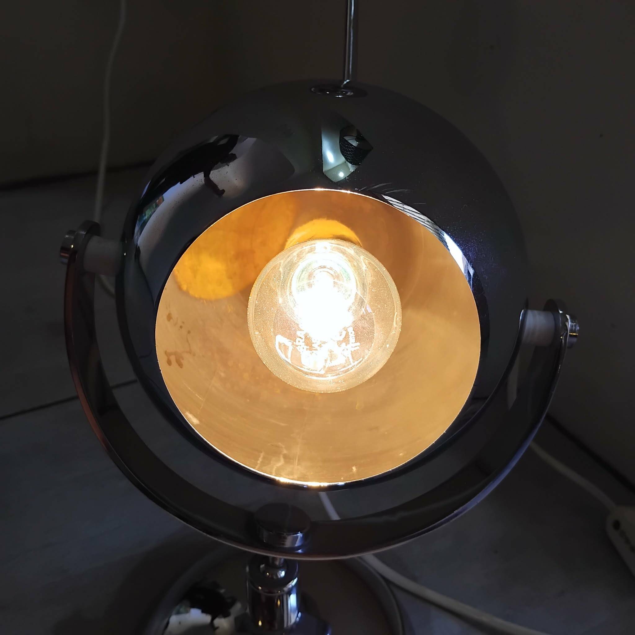 Lampe à poser EYE BALL années 70