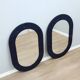 Pair of ABS wall mirrors Anna Castelli for Kartell 1960s