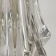Art deco crystal star lamp base