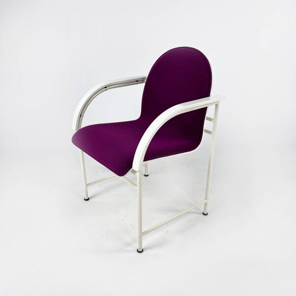 Ensemble de 5 chaises de salle à manger postmodernes par Arco, 1980