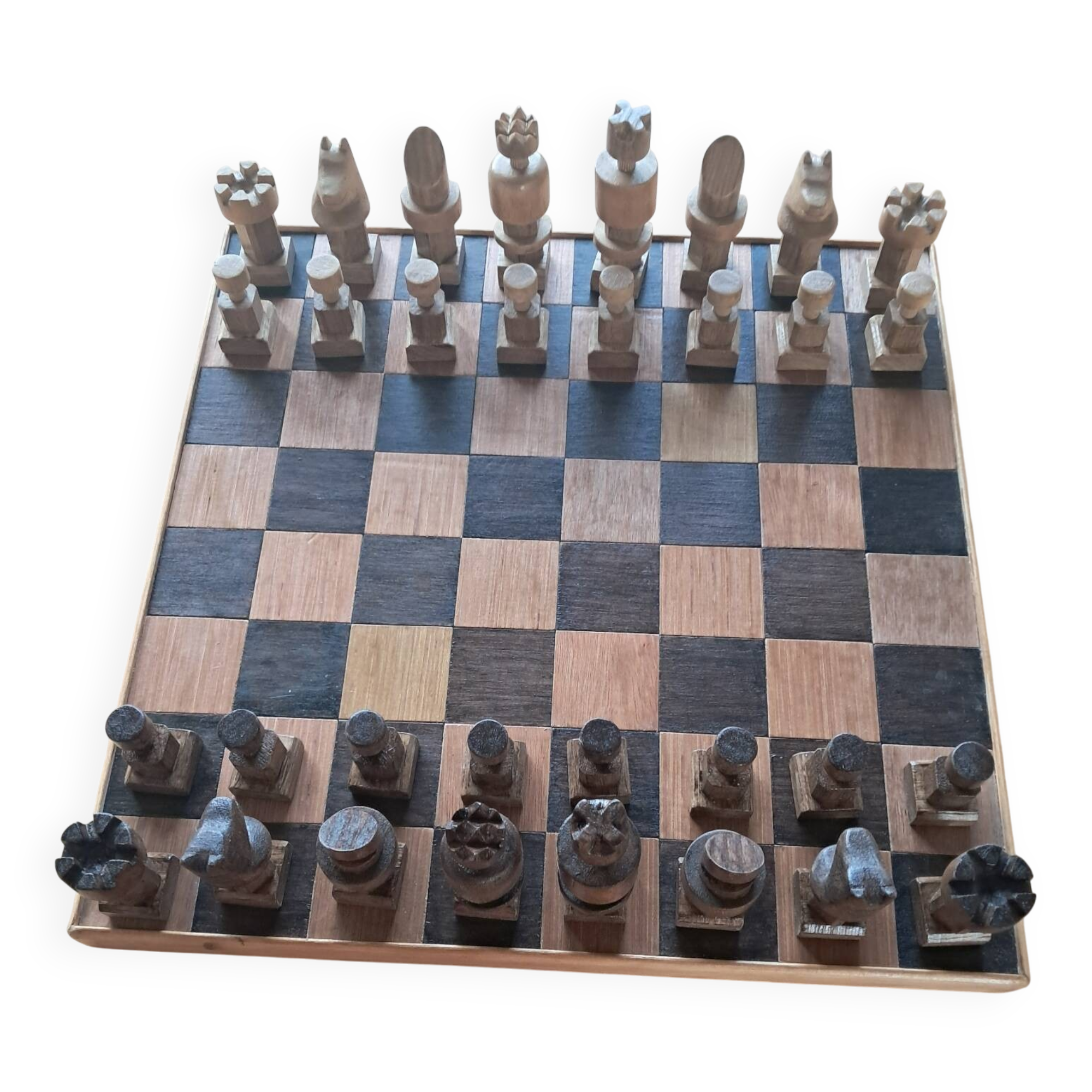 Handmade chess set