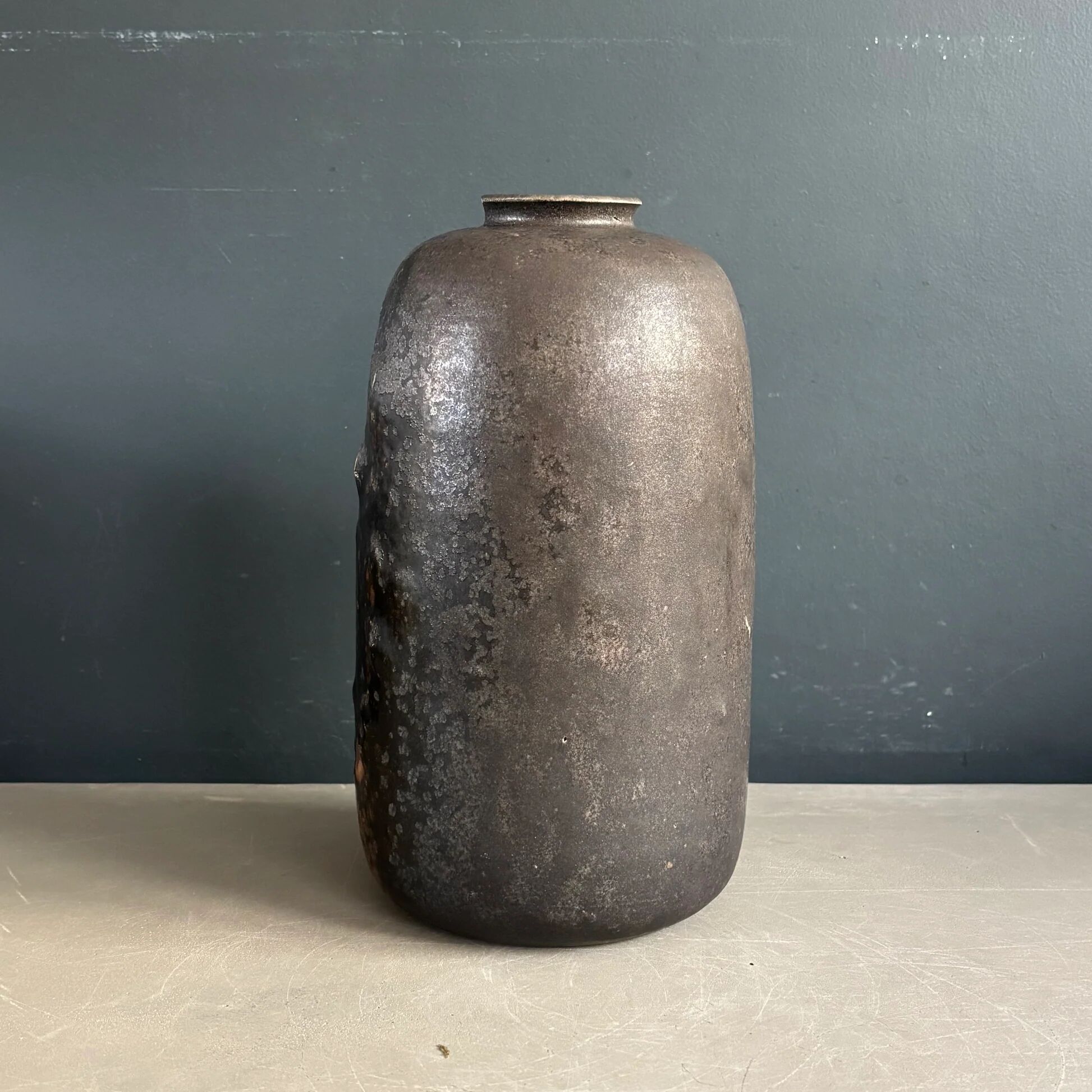 Vase en grès signé Carlos Delsaux – Belgique, vers 1925-1935