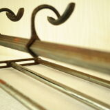 Old metal locomotive/train wall coat rack