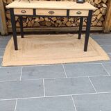 Three-drawer desk