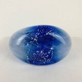 Vase verre soufflé signé Jon Slatcher 1993
