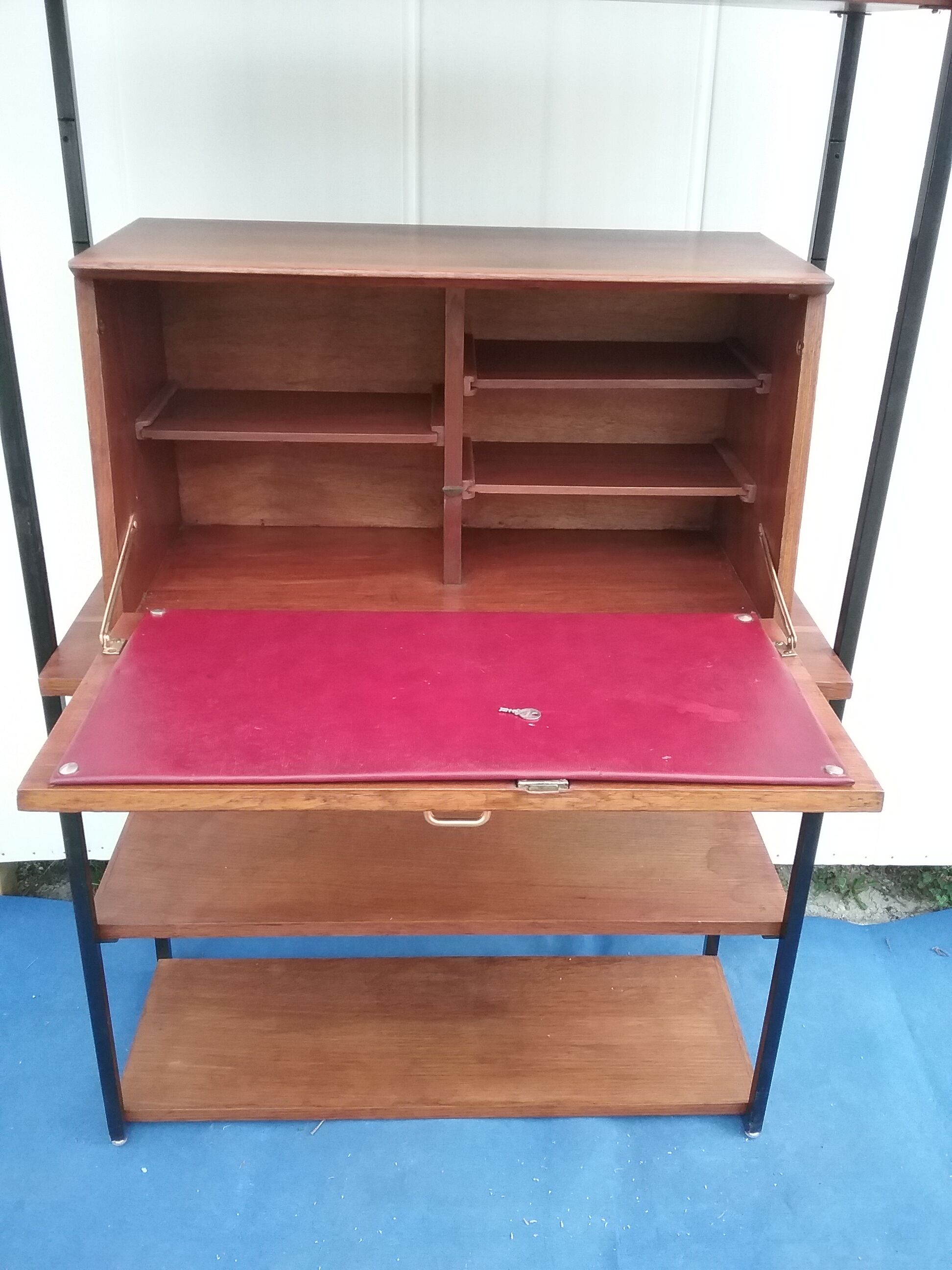 Vintage secretary shelf