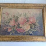 Bouquet of roses in watercolour