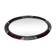 Oval wooden mirror