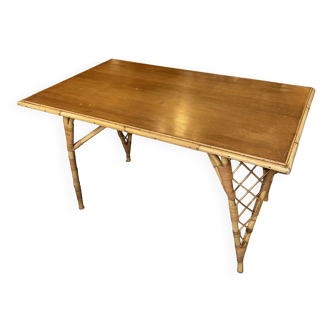 Table rotin années 60