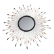 Metal sun mirror, vintage French, 66 cm
