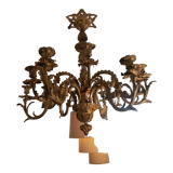 Lustre en bronze fin XIXe siècle 12 feux