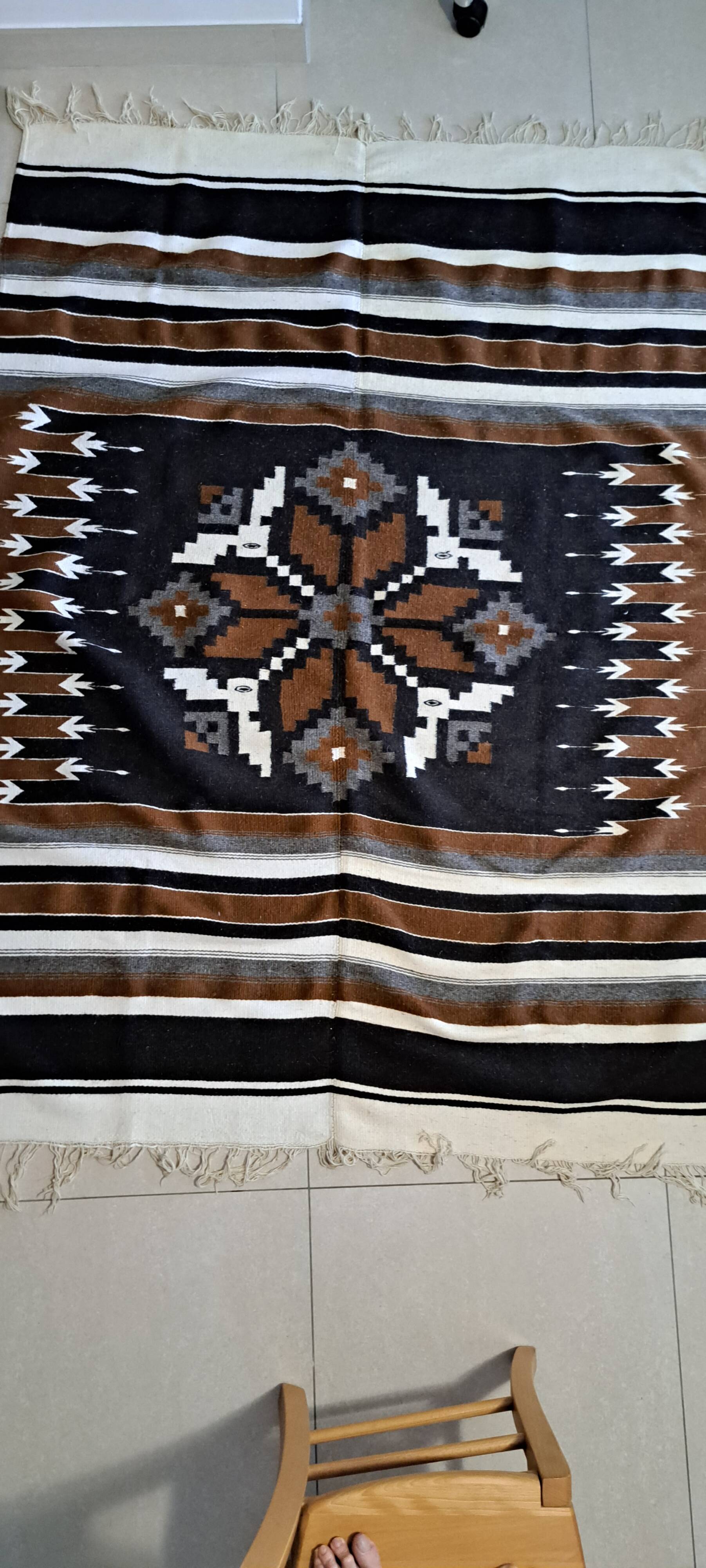 Mexican handmade bedspread or blanket