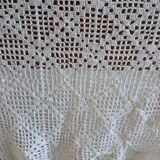 Handmade crochet antique bedspread