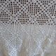 Handmade crochet antique bedspread