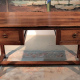 Table-bureau en châtaignier XIXeme