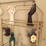 Wall floor gold metal