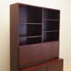 Mahogany bookcase, Danish design, 1970s, manufacture: Omann Jun