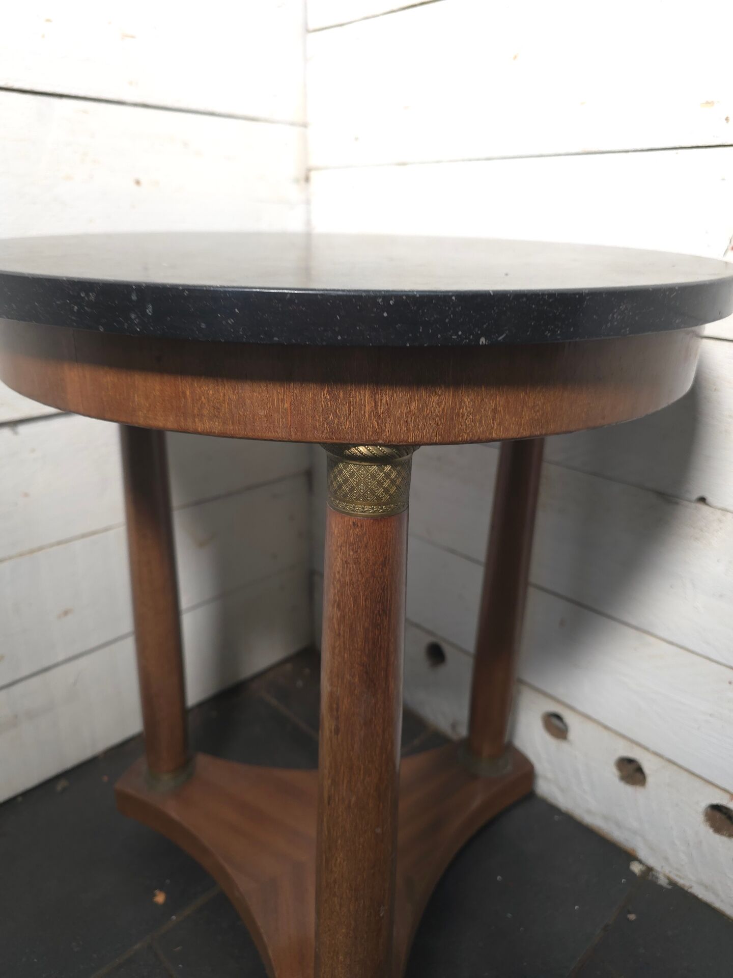 Empire style mahogany guéridon coffee table
