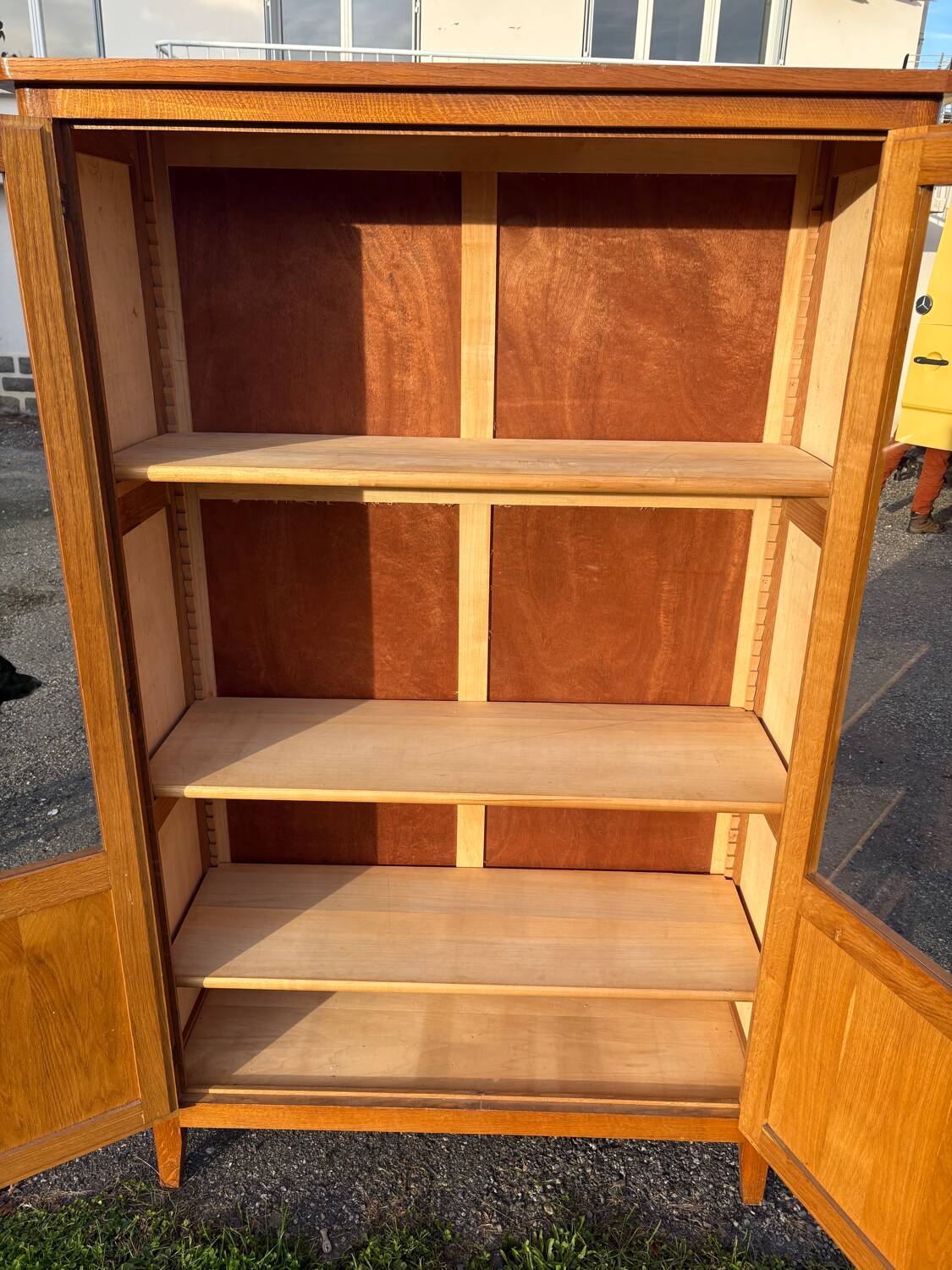 Glass cabinet / School display cabinet 1950