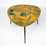 Italian Mid-Century Modern Tripod Coffee Table, 1950s