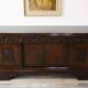 Brown oak sideboard, 1890s