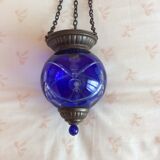 Antique glass chandelier