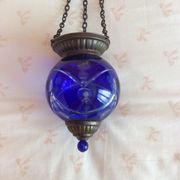 Antique glass chandelier