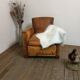 Old club chair - Leather armchair
