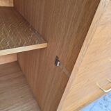 Enfilade bahut commode vintage 1950s chêne