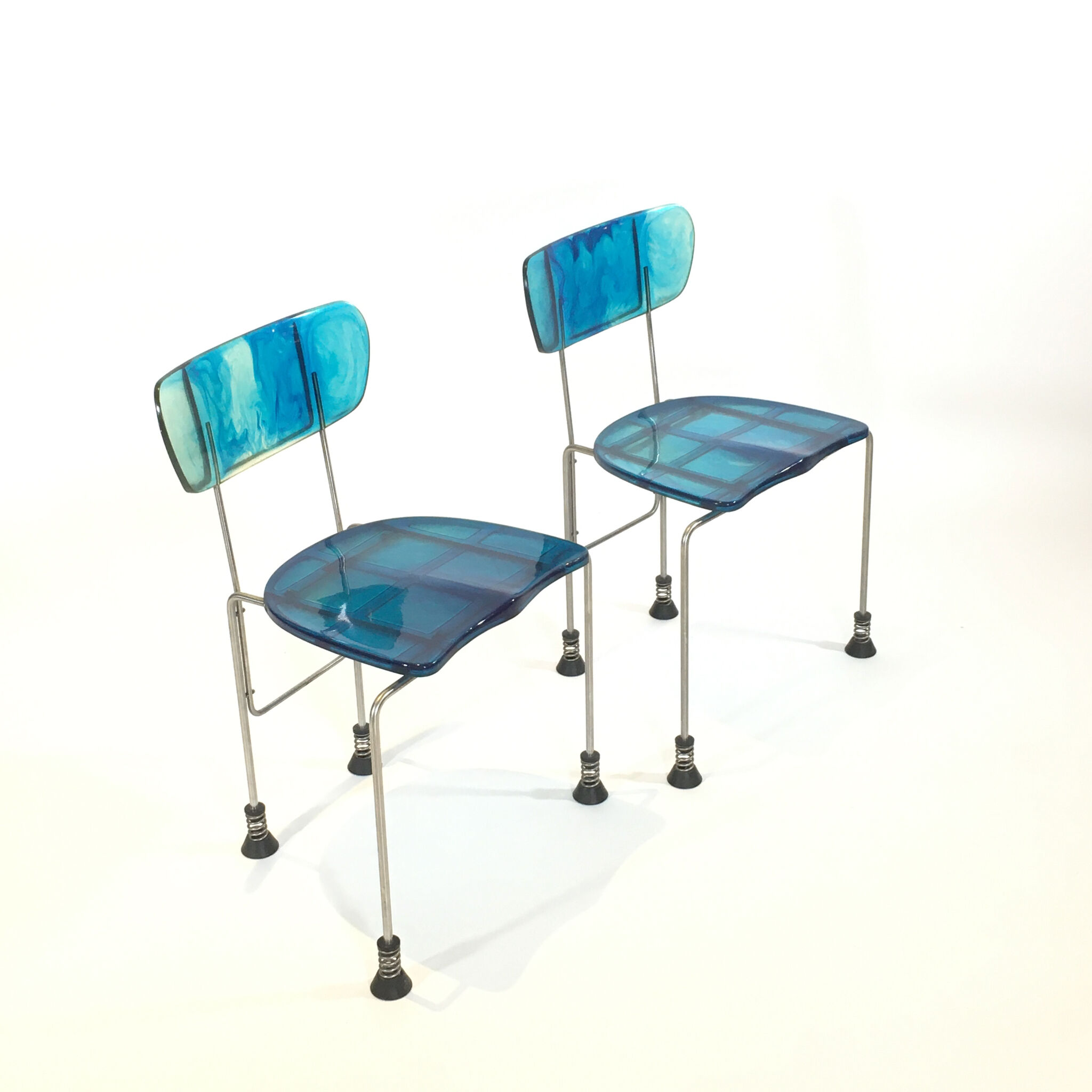 Pair of "Broadway" chair by Gaetano Pesce for Bernini, Italy 1990's
