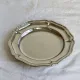 Coupelle ronde vintage en métal brillant