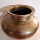 Antique Indian brass holy water pot (vase)