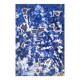 Tableau bleu abstrait