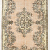 5x9  Faded Classic Turkish Vintage Tapis Rug, 272x172Cm