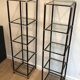 Pair of metal shelves by Guy Lefèvre for Maison Jansen 70s