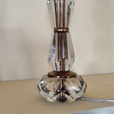 1940s lamp base, cut glass base