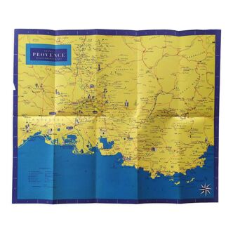Map of Provence 1940's