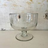 Large blown glass bowl from La Rochère