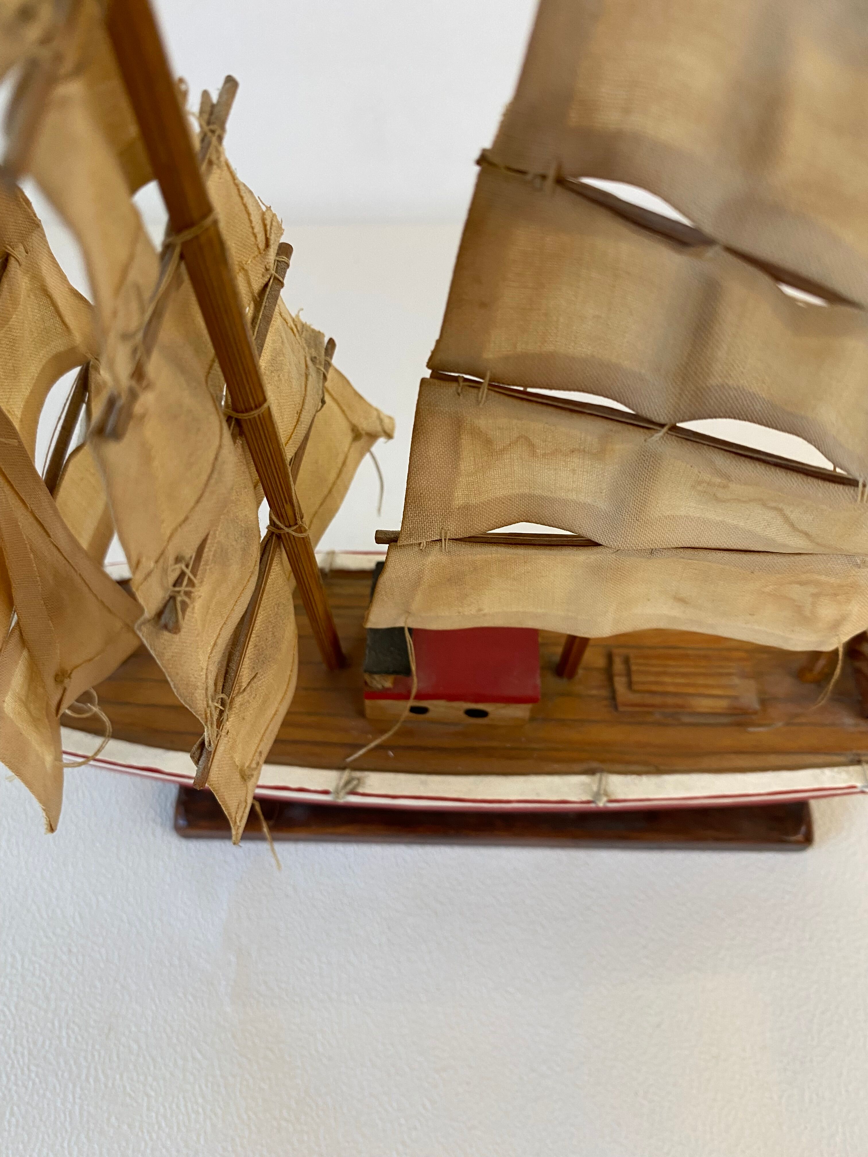 Model wooden boat