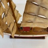 Model wooden boat
