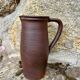 Brown stoneware jug